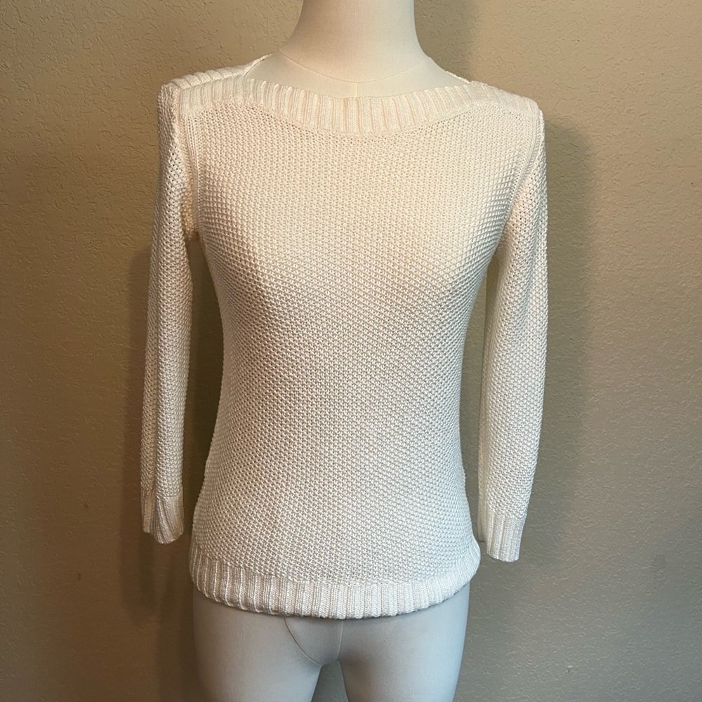XXSP Ann Taylor white sweater